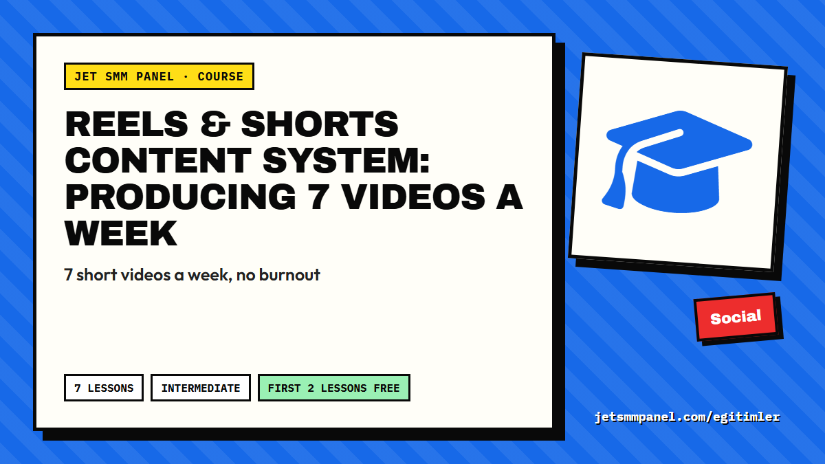 Reels & Shorts Content System: Producing 7 Videos a Week